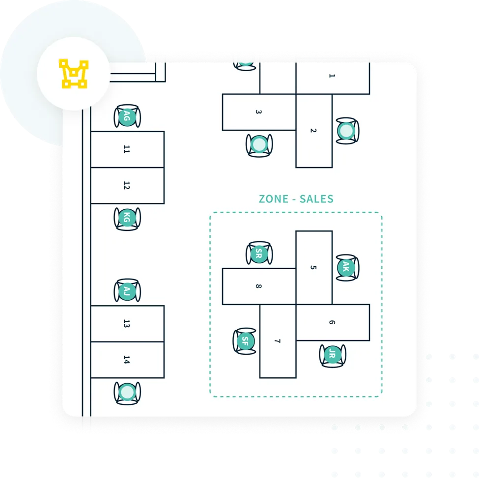 Zones Dedicated to Hybrid Work
