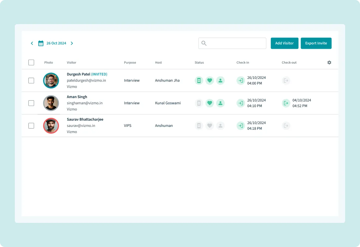 Visitor Management System